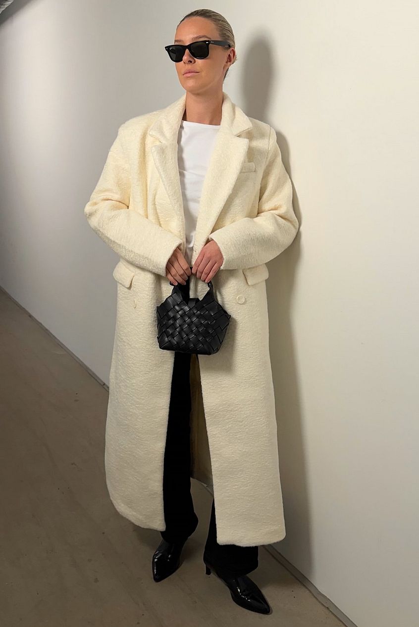 Structured Long Straight Coat