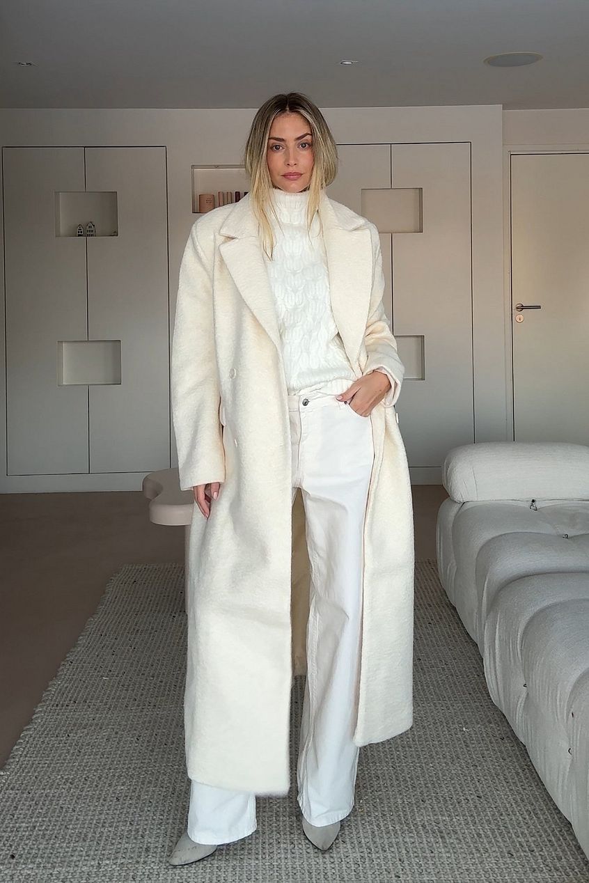 Structured Long Straight Coat