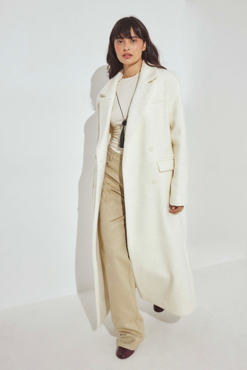 Structured Long Straight Coat
