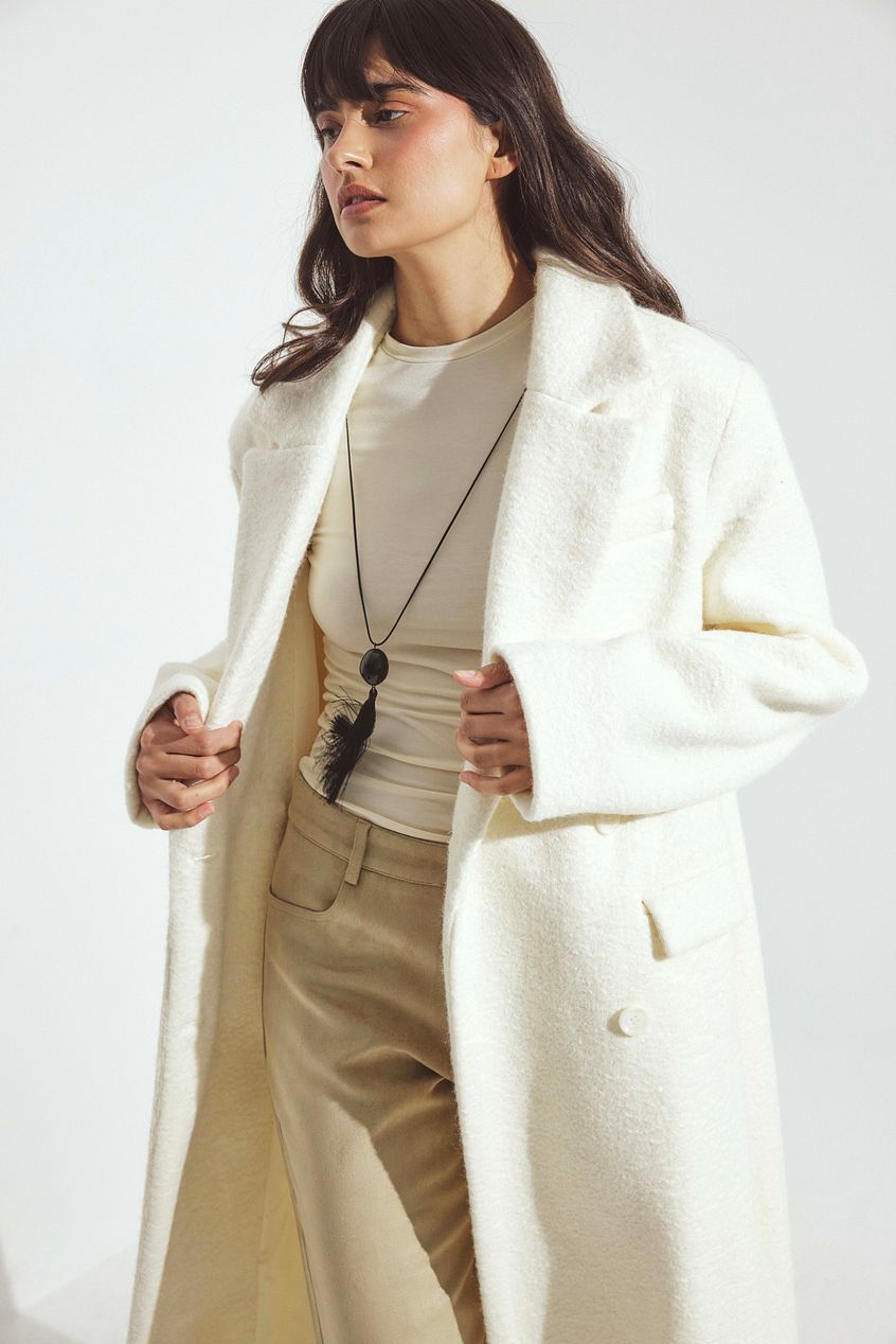 Structured Long Straight Coat