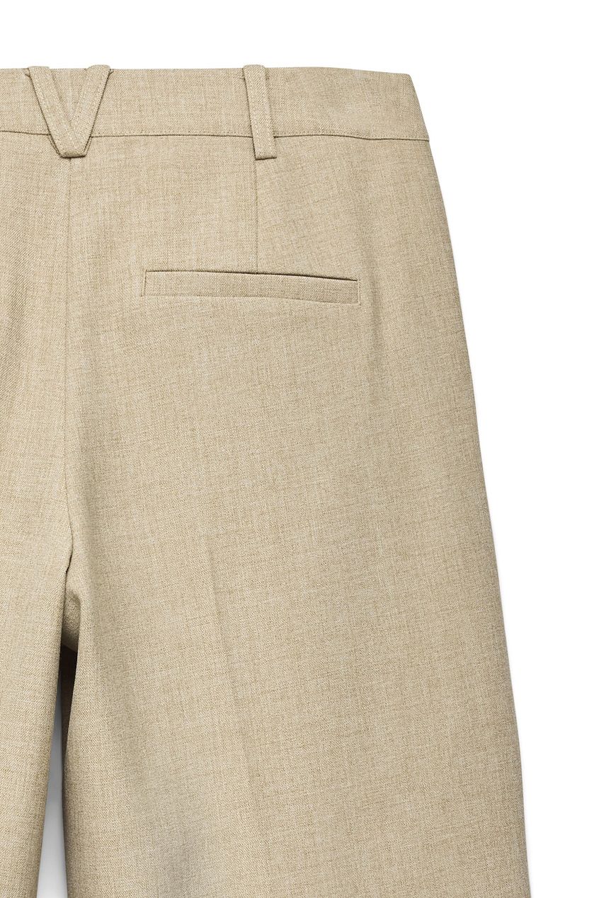 Wide Leg Mid Waist Pants