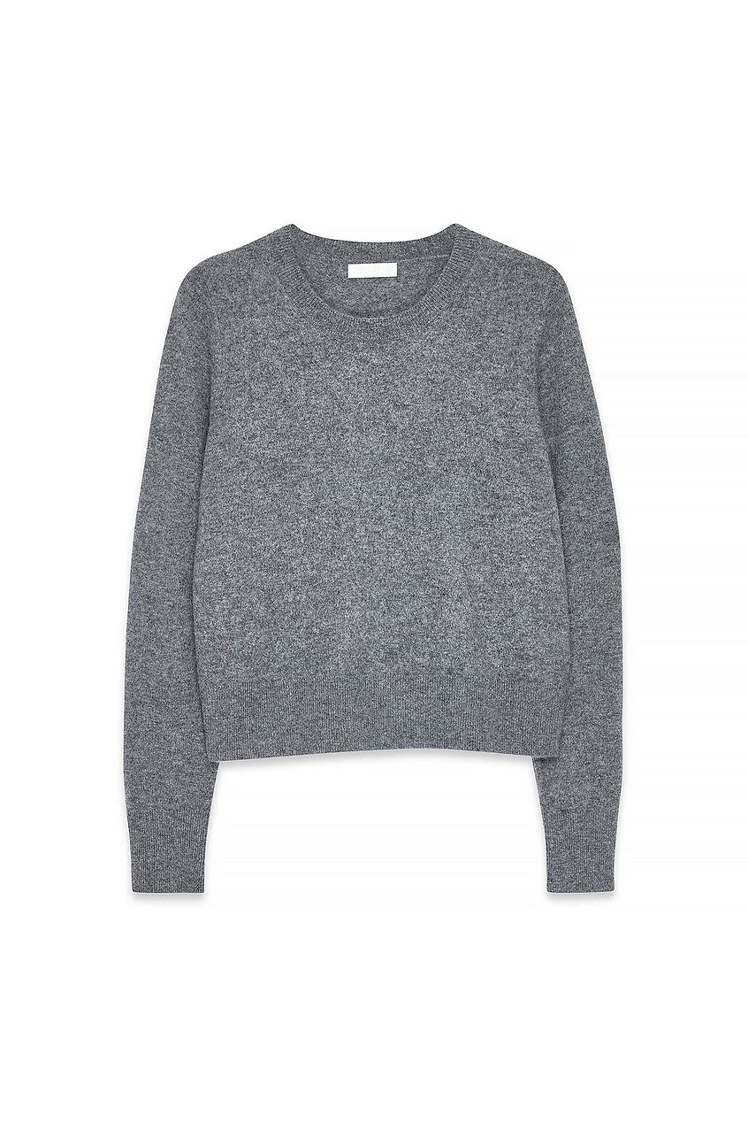 Knitted Cashmere Round Neck Sweater