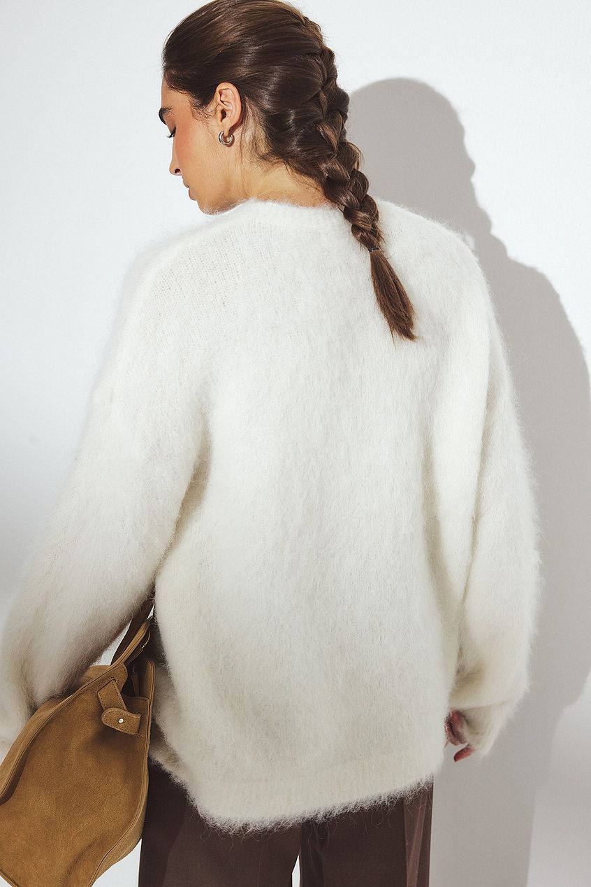 Knitted Alpaca Blend Oversized Sweater